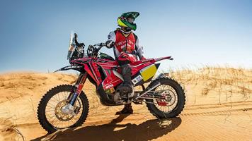 Dirt Bike Dakar Rally الملصق