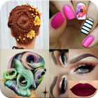 Makeup, Hairstyles, Nails आइकन