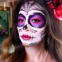 Poster Dia De Los Muertos Makeup