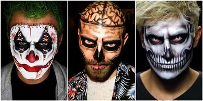 Halloween Makeup For Men اسکرین شاٹ 3