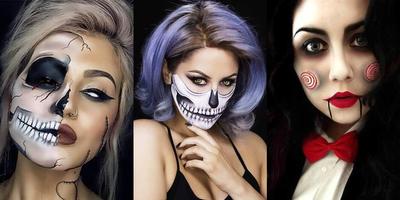 Halloween Makeup Ideas الملصق