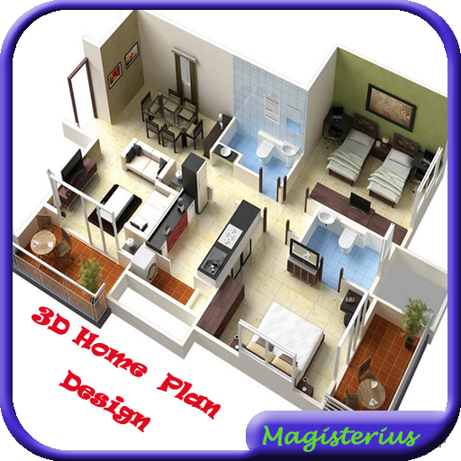 3D Home Plan Дизайн