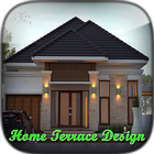 Home terrace design icône