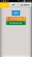 CPS GPF Account Slip Affiche