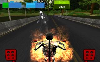 Horror Game - Ghost Biker captura de pantalla 1