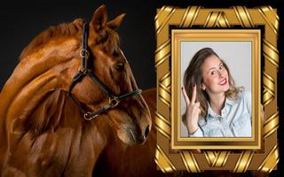 پوستر Horses Photo Frames