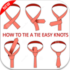 How to tie a tie easy knots 아이콘