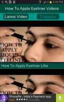 How To Apply Eyeliner Videos स्क्रीनशॉट 1