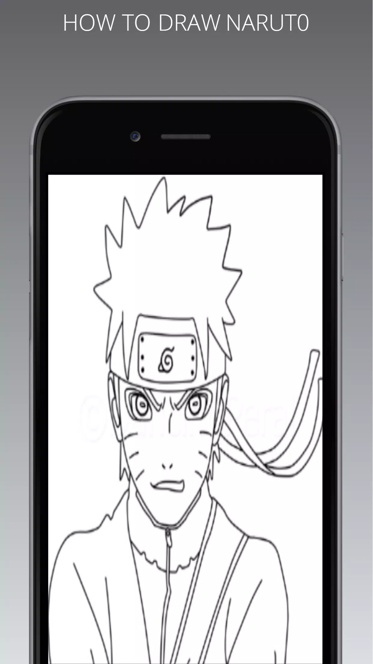 How to Draw Naruto Uzumaki, Naruto