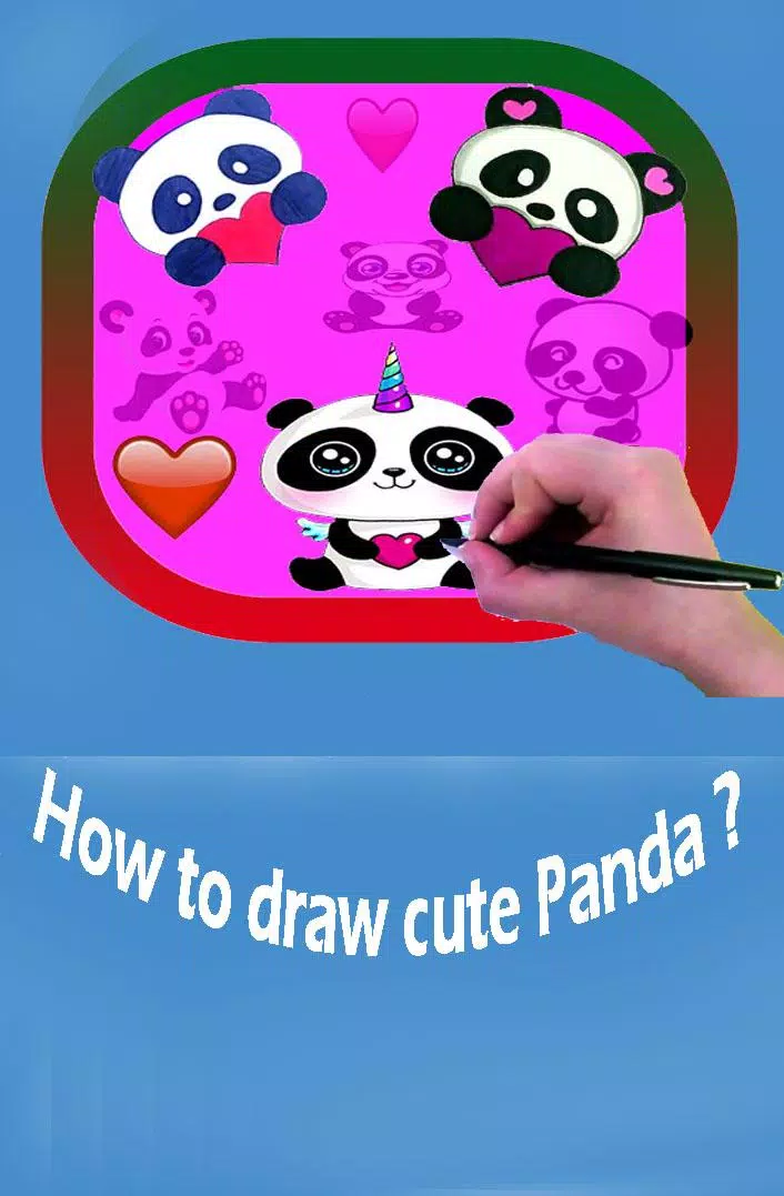 Como desenhar Panda fofo Kawaii Desenho para desenhar - Drawing to Draw