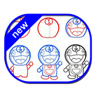 ikon Cara Menggambar Kartun: Doraemon