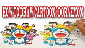 How To Draw Cartoon : Doraemon 스크린샷 1