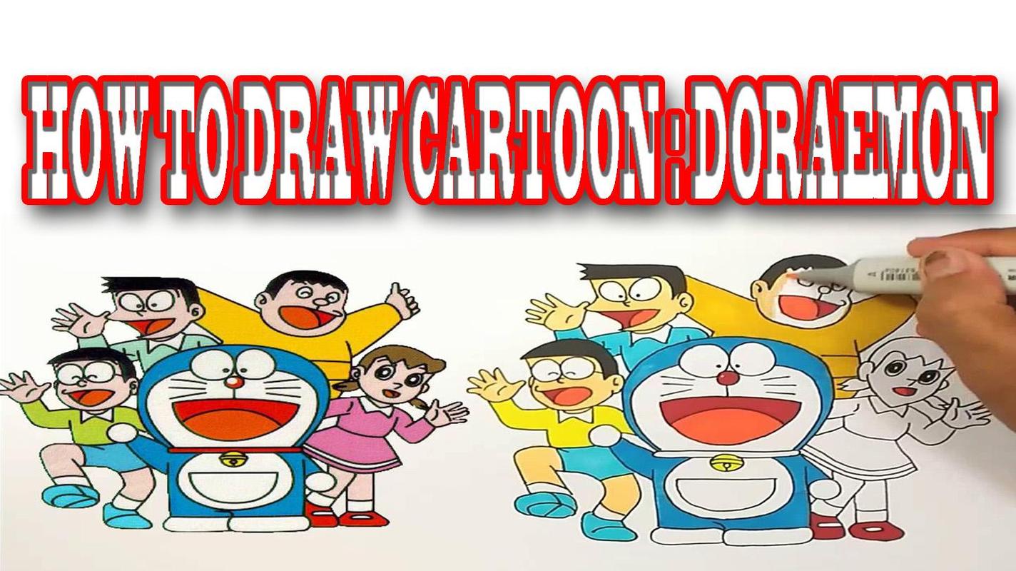 Cara Menggambar Kartun Doraemon APK Download Gratis Buku