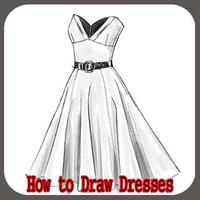 How To Draw Dresses Affiche