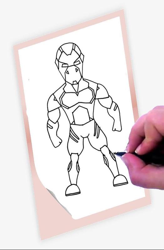 como desenhar personagem fortnite imagem de tela 3 - fortnite desenho facil