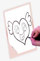 How to draw Hearts Affiche