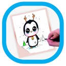 Jak narysować pingwina słodkie aplikacja