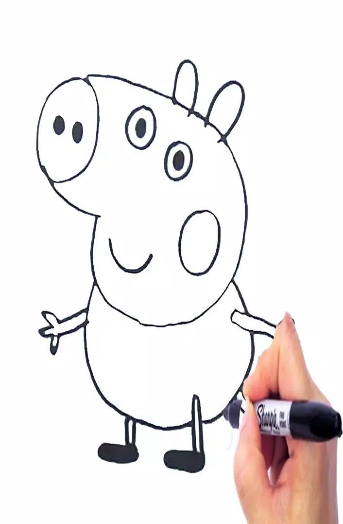 peppa pig desenho para desenhar