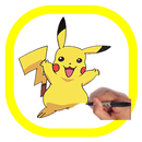 Jak narysować kreskówki Pokémon aplikacja