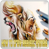 How To Draw Realistic Animals icône