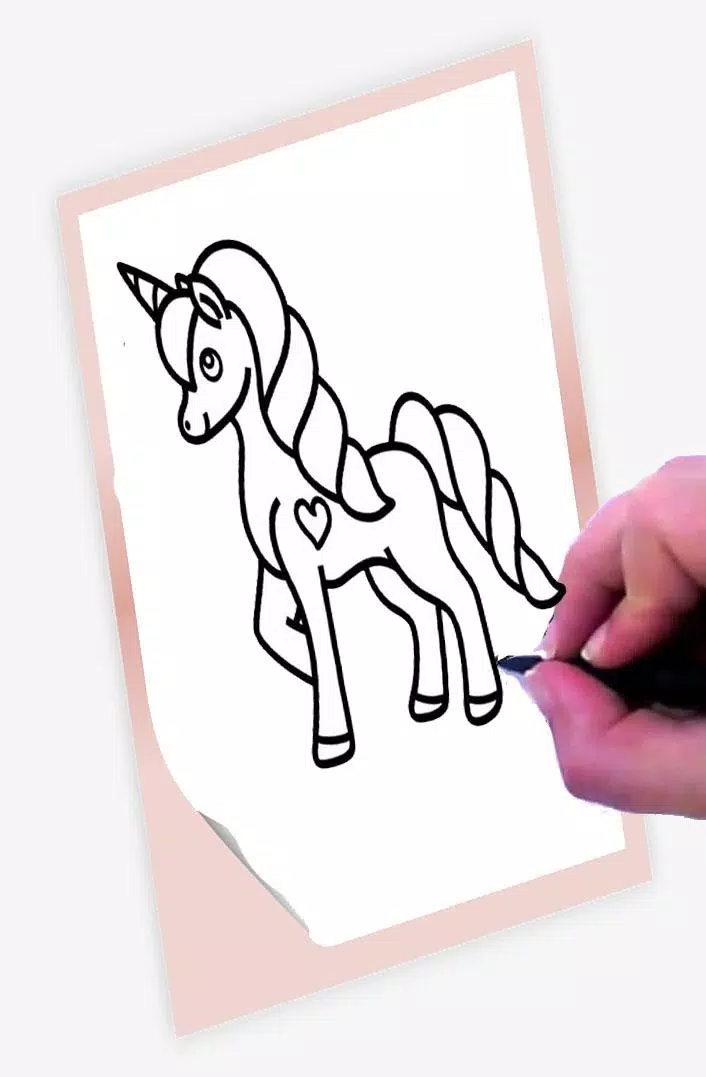 COMO DESENHAR UM UNICÓRNIO - HOW TO DRAW A UNICORN - CÓMO DIBUJAR