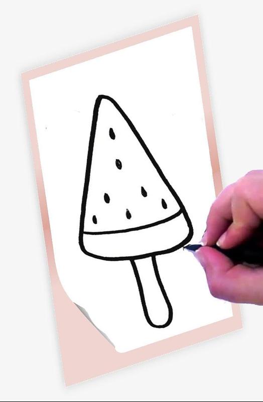 Cara Mewarnai Es Krim GAMBAR MEWARNAI HD