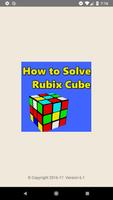 How To Solve A Rubix Cube plakat