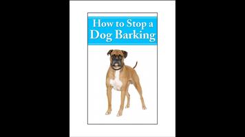 How To Stop Dog Barking الملصق