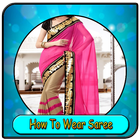 How To Wear Saree أيقونة