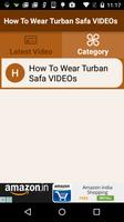 How To Wear Turban Safa VIDEOs capture d'écran 2
