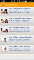 برنامه‌نما How to Style Hair عکس از صفحه