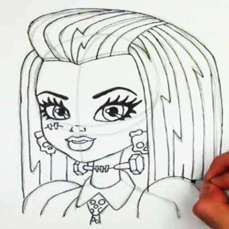 how to draw monster high step by step for android apk download