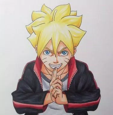 Como Desenhar o BORUTO / NARUTO - How to draw Naruto and Boruto