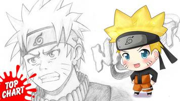 how to draw naruto Affiche