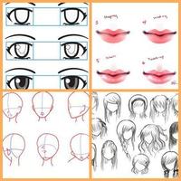 HOW To Draw Anime GIRL Steps Screenshot 3