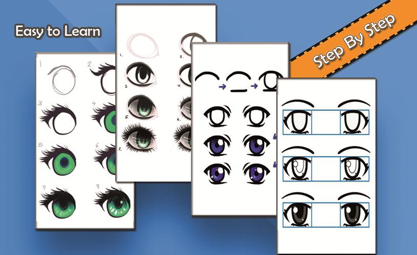 How to Draw Anime Eyes Step by Step APK for Android Download