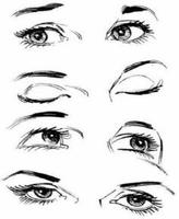 How to Draw Anime Eyes Affiche