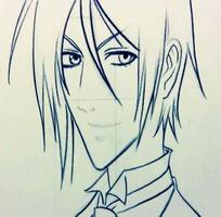 How to Draw Black Butler step by step Screenshot 1