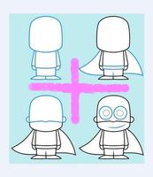 Draw Cartoon Character imagem de tela 1