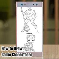 How to Draw Comic Characthers capture d'écran 1
