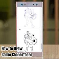 How to Draw Comic Characthers capture d'écran 2