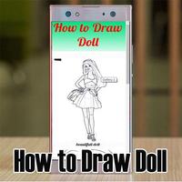 como desenhar boneca Cartaz