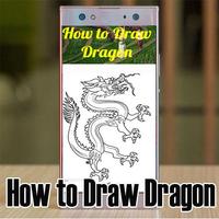 Como desenhar dragão Cartaz