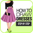 how to draw dresses APK