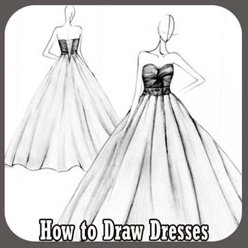 Descarga de APK de Cómo dibujar vestidos para Android Descarga de APK de Cómo dibujar vestidos para Android