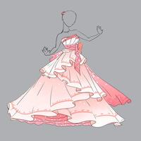 برنامه‌نما How to Draw Dresses Design عکس از صفحه