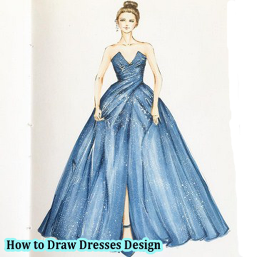 How to Draw Dresses Design