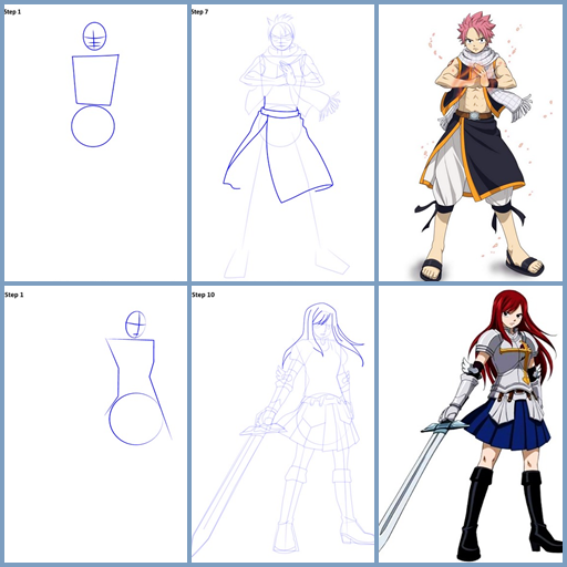 How To Draw Fairy Tail Characters Apk 1 0 Download For Android Download How To Draw Fairy Tail Characters Apk Latest Version Apkfab Com