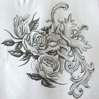 como desenhar uma tatuagem de flor imagem de tela 3