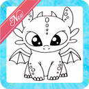 How to Draw How to Train Your Dragon Easily APK